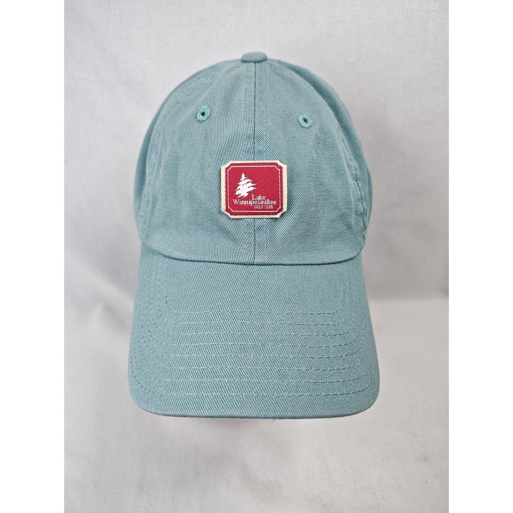 American‎ Needle Lake Winnepesaukee Blue Teal Strapback Adjustable Hat Cap Men's